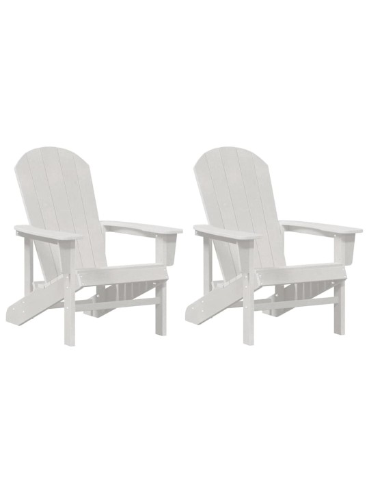 Aia lõõgastusmööbel 2 tk valge 74 x 82 x 90cm polyethylene