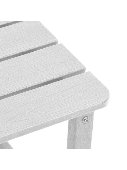 Aia lõõgastusmööbel 3 tk valge 38 x 38 x 46cm polyethylene