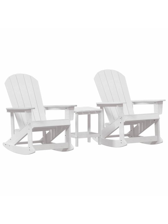 Aia lounge komplekt 3 tk valge hdpe