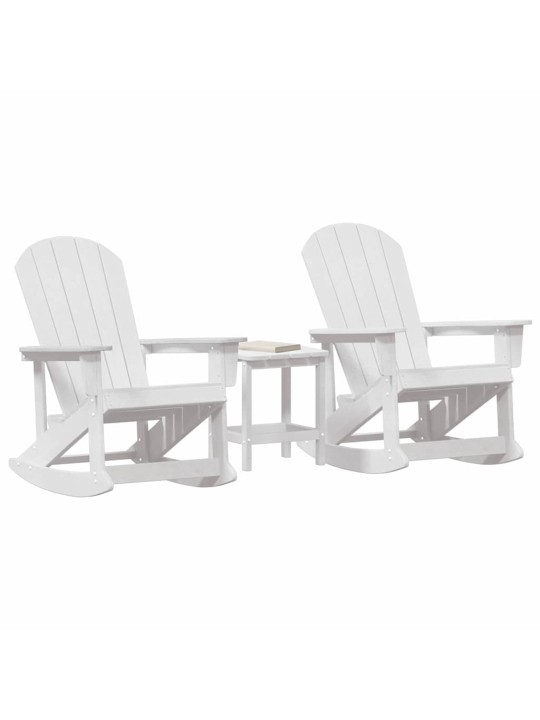 Aia lounge komplekt 3 tk valge hdpe