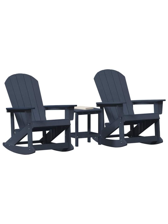 Aia lounge komplekt 3 tk tumesinine hdpe