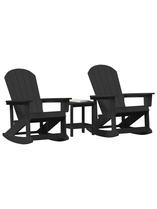 Aia lounge komplekt 3 tk must hdpe