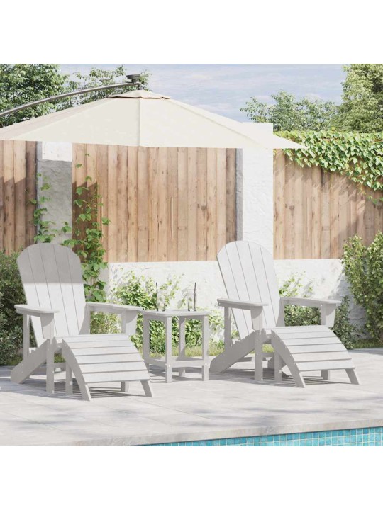 Aia lõõgastusmööbel 2 tk valge 74 x 82 x 90cm plastmass