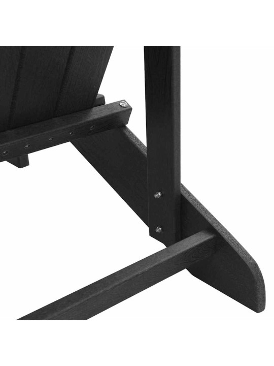 Aia lõõgastusmööbel 2 tk must 74 x 82 x 90cm plastmass