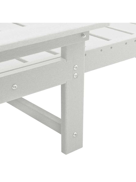 Aia lõõgastusmööbel 2 tk valge 53 x 195.5 x 30 cm polyethylene