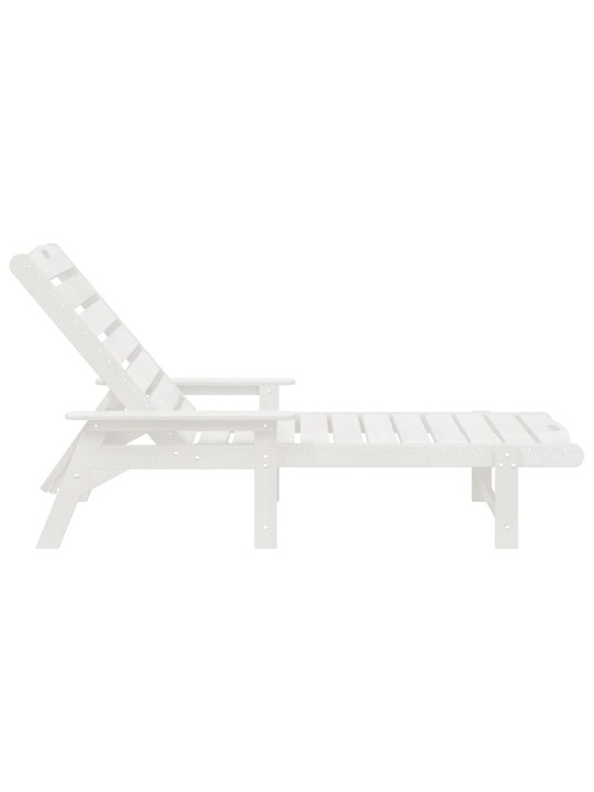 Aia lõõgastusmööbel 2 tk valge 53 x 195.5 x 30 cm polyethylene