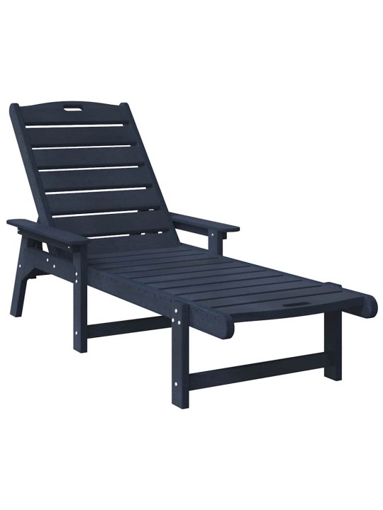 Aia lõõgastusmööbel 2 tk mereväesinine 53 x 195.5 x 30 cm