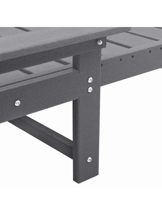 Aia lõõgastusmööbel 2-isik 2 tk helehall 53 x 195.5 x 30 cm