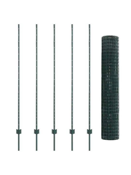 Aed koos postidega roheline 1.5 x 10 m teras