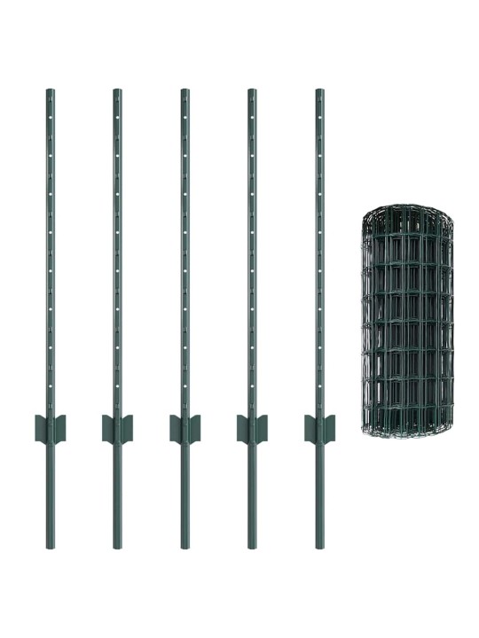Aed koos postidega roheline 0.8 x 10 m teras