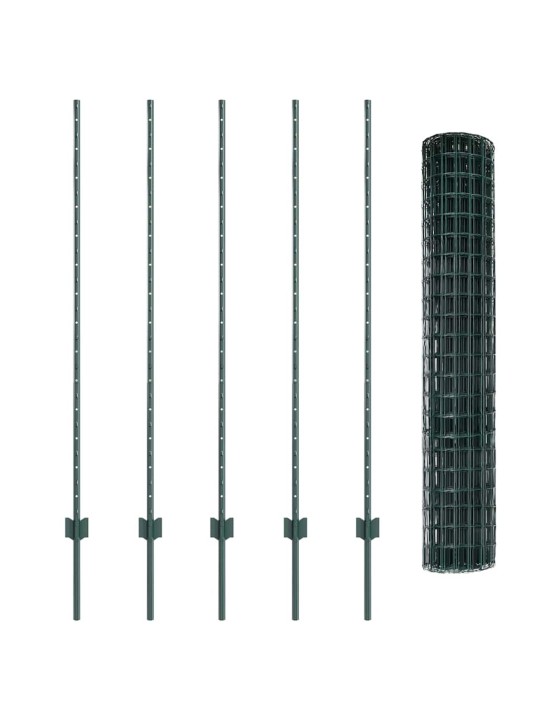 Aed koos postidega roheline 1.4 x 10 m teras