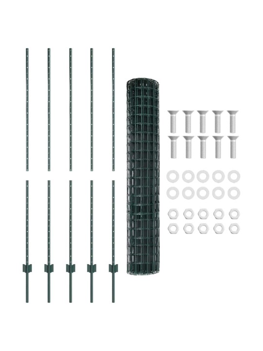 Aed koos postidega roheline 1.6 x 10 m teras