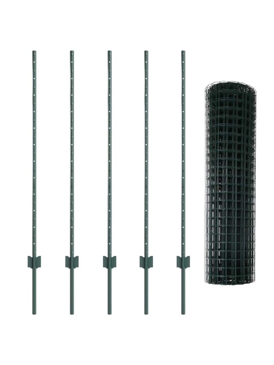 Aed koos postidega roheline 1.2 x 10 m teras
