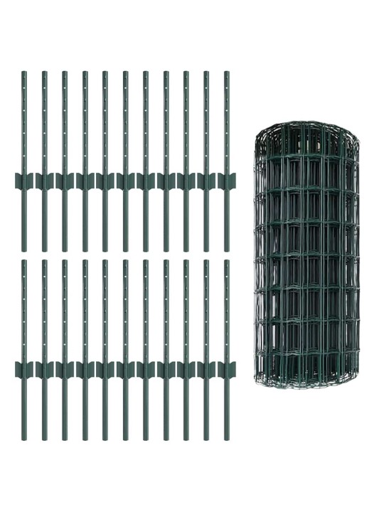 Aed koos postidega roheline 0.4 x 50 m teras
