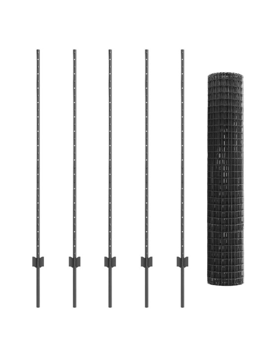 Aed koos postidega hall 1.4 x 10 m teras