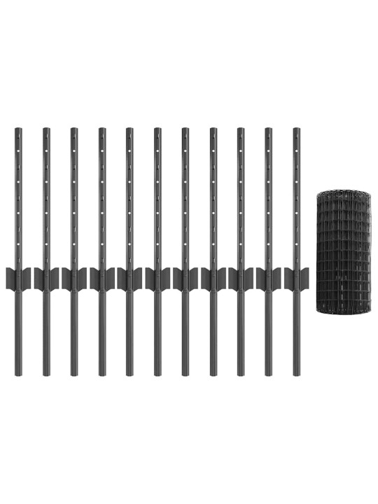Aed koos postidega hall 0.4 x 25 m teras