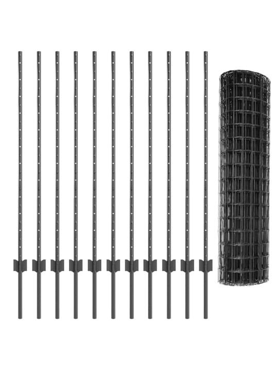 Aed koos postidega hall 1.2 x 25 m teras
