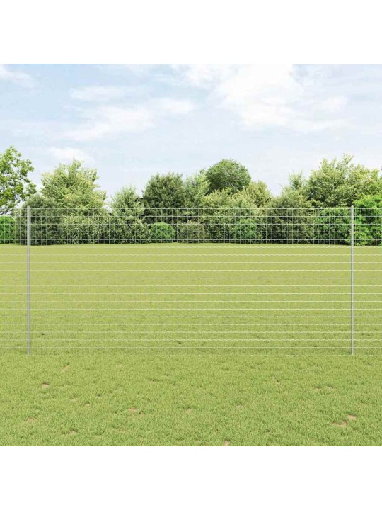 Aed koos postidega hõbedane 1.4 x 10 m teras