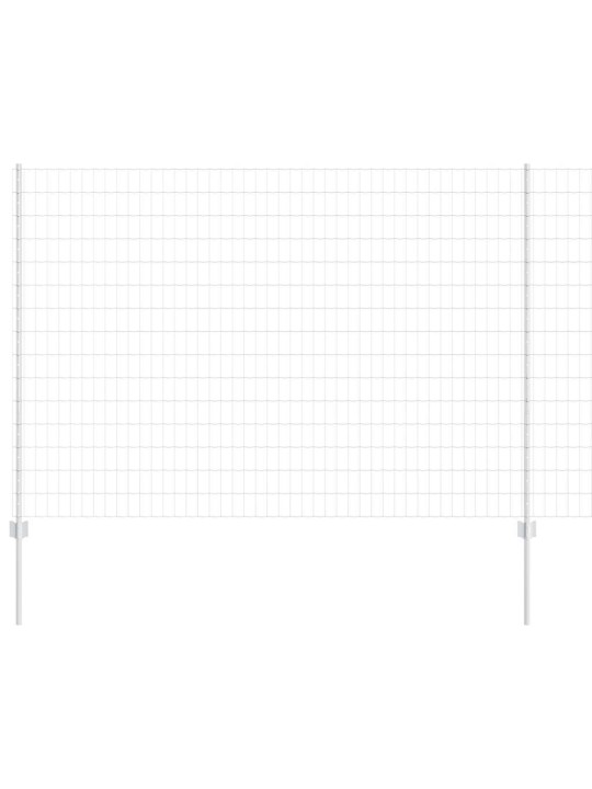 Aed koos postidega hõbedane 1.5 x 10 m teras