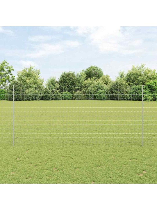 Aed koos postidega hõbedane 1.4 x 10 m teras