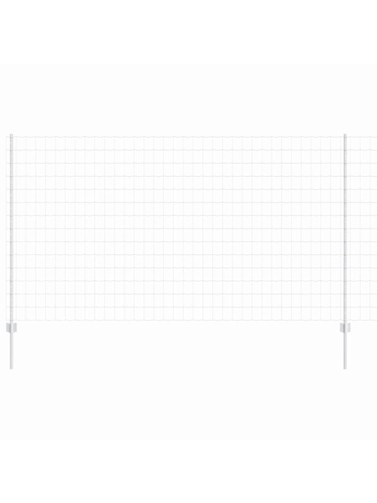 Aed koos postidega hõbedane 1.4 x 10 m teras