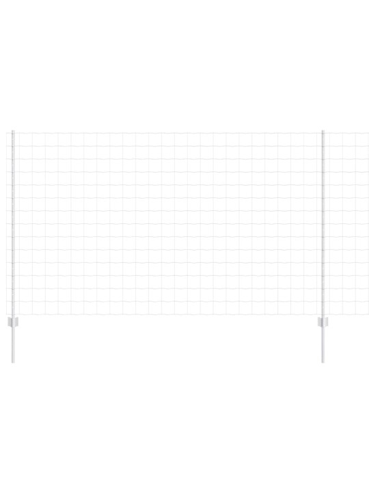 Aed koos postidega hõbedane 1.4 x 10 m teras