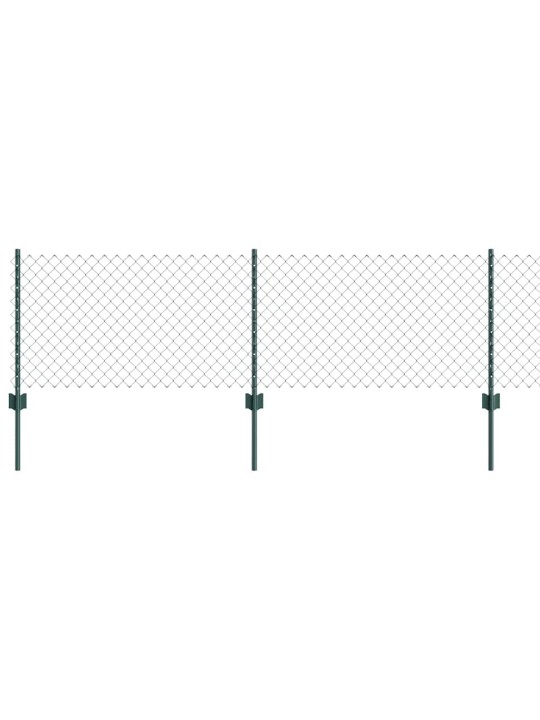Aed koos postidega roheline 0.6 x 10 m teras
