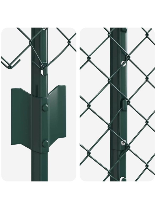 Aed koos postidega roheline 1.2 x 10 m teras