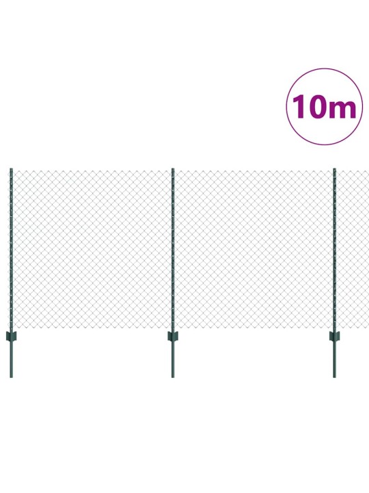 Aed koos postidega roheline 1.2 x 10 m teras