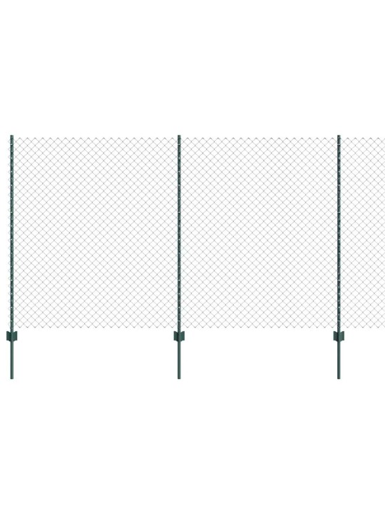 Aed koos postidega roheline 1.4 x 10 m teras