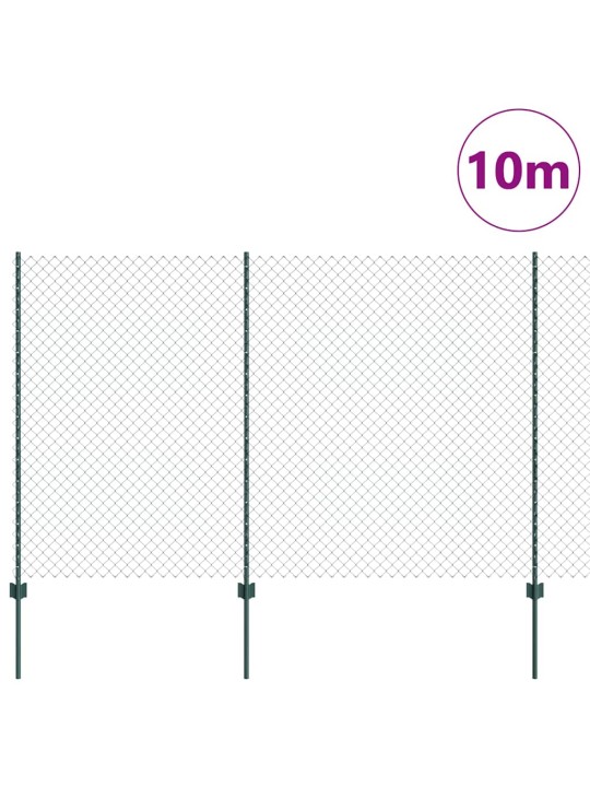Aed koos postidega roheline 1.5 x 10 m teras