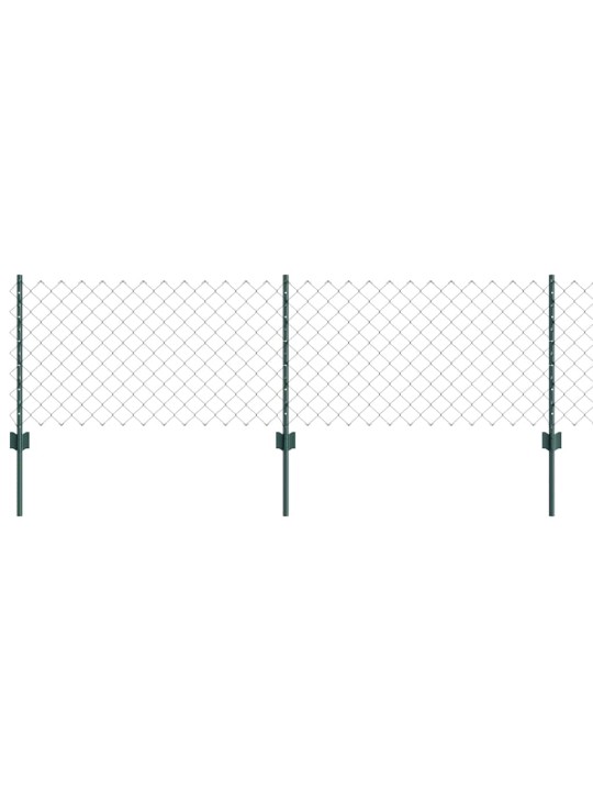 Aed koos postidega roheline 0.6 x 10 m teras