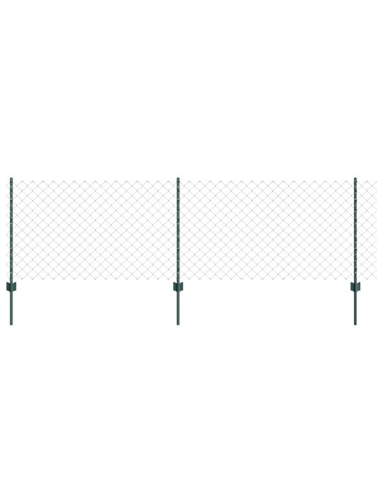 Aed koos postidega roheline 0.8 x 10 m teras