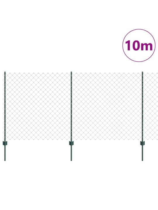 Aed koos postidega roheline 1.2 x 10 m teras