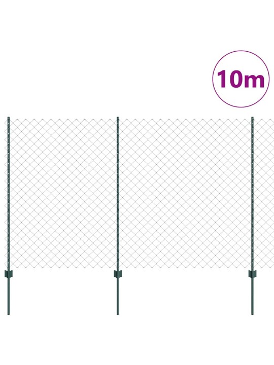 Aed koos postidega roheline 1.6 x 10 m teras