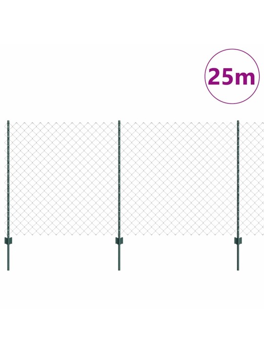 Aed koos postidega roheline 1.2 x 25 m teras
