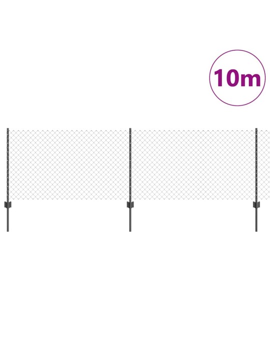 Aed koos postidega hall 0.8 x 10 m teras