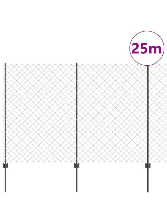 Aed koos postidega hall 1.5 x 25 m teras