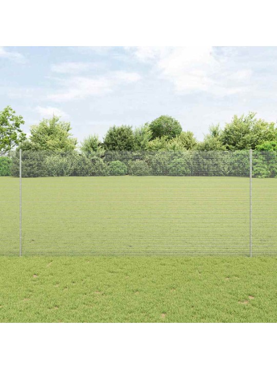 Aed koos postidega hõbedane 1.4 x 10 m teras