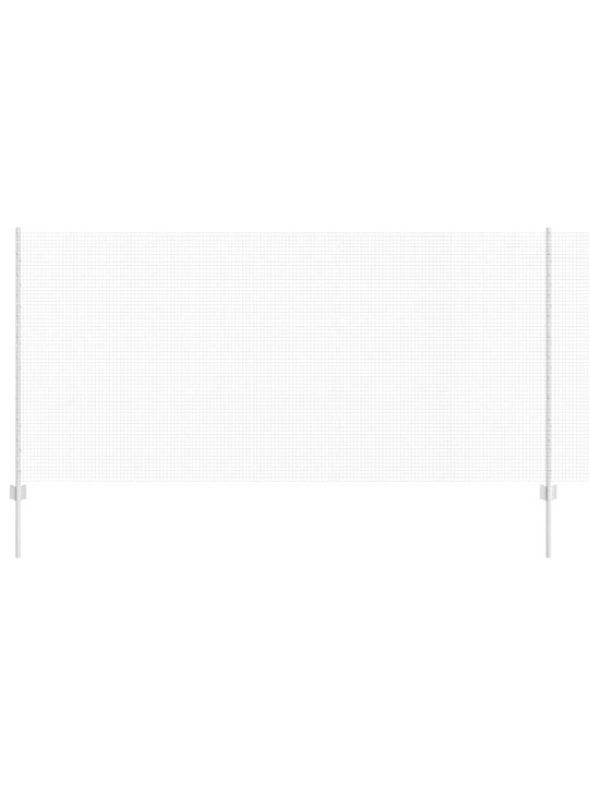 Aed koos postidega hõbedane 1.2 x 25 m teras