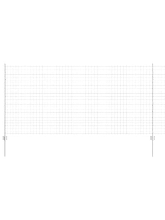 Aed koos postidega hõbedane 1.2 x 25 m teras