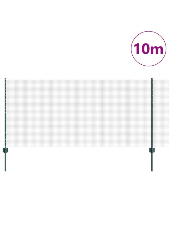 Aed koos postidega roheline 1 x 10 m teras