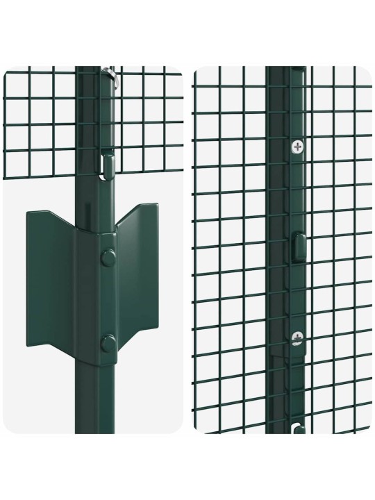 Aed koos postidega roheline 1 x 10 m teras