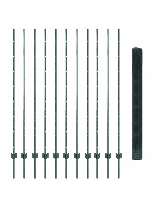Aed koos postidega roheline 1.5 x 25 m teras
