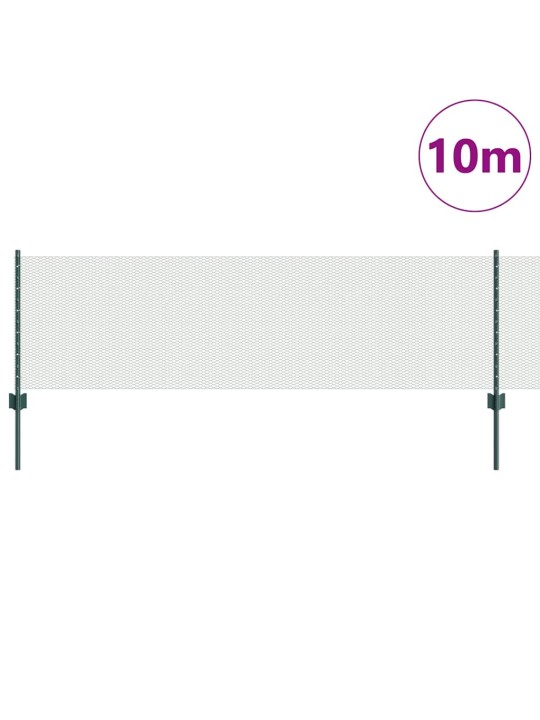 Aed koos postidega roheline 0.6 x 10 m teras