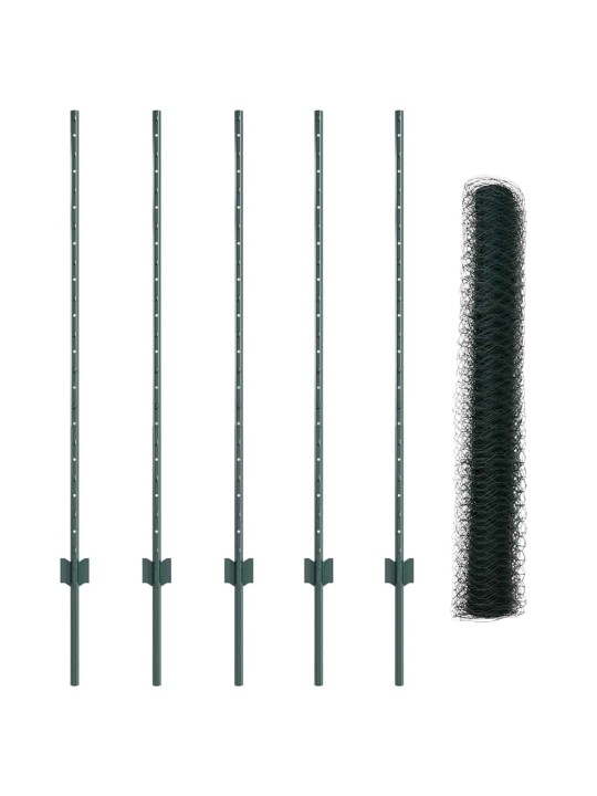 Aed koos postidega roheline 1.2 x 10 m teras