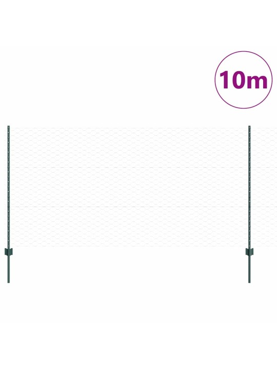 Aed koos postidega roheline 1.2 x 10 m teras