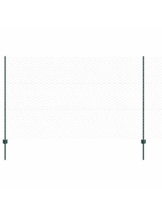 Aed koos postidega roheline 1.4 x 10 m teras