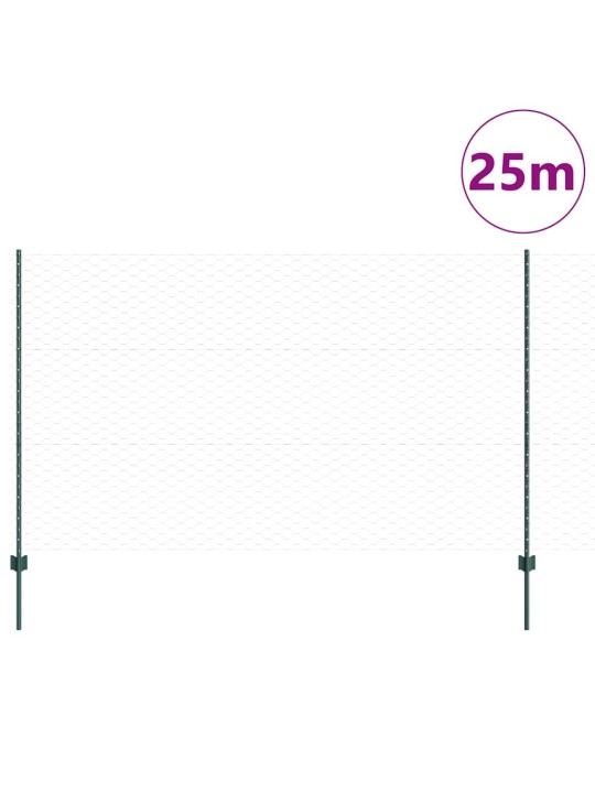 Aed koos postidega roheline 1.4 x 10 m teras