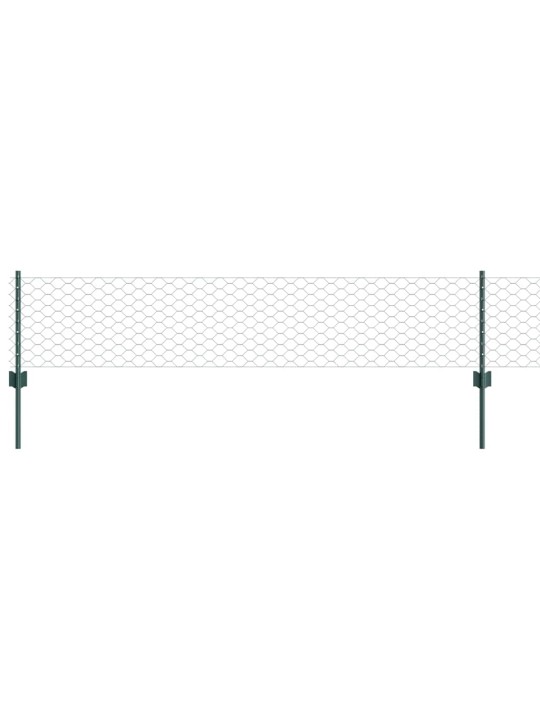 Aed koos postidega roheline 0.4 x 25 m teras